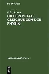 Book cover of Differentialgleichungen der Physik (3rd ed.) by Fritz Sauter