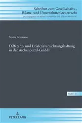 Book cover of Differenz- und Existenzvernichtungshaftung in der Aschenputtel-GmbH by Joachim Hennrichs