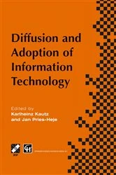 Book cover of Diffusion and Adoption of Information Technology by Karlheinz Kautz