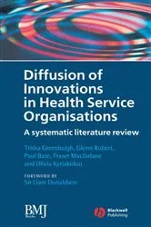 Book cover of Diffusion of Innovations in Health Service Organisations by Trisha Greenhalgh