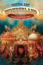 Book cover of Digital Art Wonderland by Angi Sullins