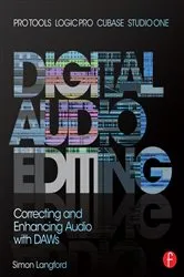 Book cover of Digital Audio Editing by Simon Langford