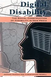 Book cover of Digital Disability by Gerard Goggin
