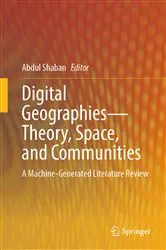 Book cover of Digital Geographies—Theory, Space, and Communities by Abdul Shaban