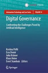Book cover of Digital Governance by Kostina Prifti