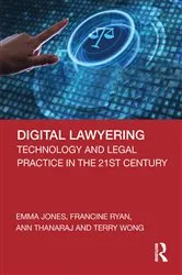 Book cover of Digital Lawyering by Emma Jones