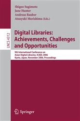 Book cover of Digital Libraries: Achievements, Challenges and Opportunities by Shigeo Sugimoto