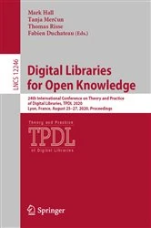Book cover of Digital Libraries for Open Knowledge by Mark Hall
