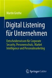 Book cover of Digital Listening für Unternehmen by Martin Grothe