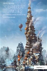 Book cover of Digital Mayhem 3D Landscape Techniques by Duncan Evans