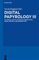 Book cover of Digital Papyrology III by Nicola Reggiani