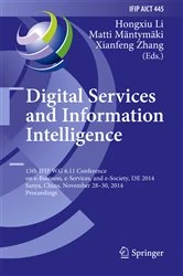Book cover of Digital Services and Information Intelligence by Hongxiu Li