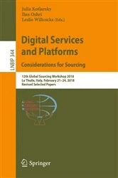 Book cover of Digital Services and Platforms. Considerations for Sourcing by Julia Kotlarsky