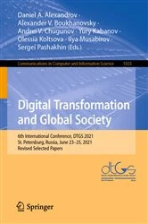 Book cover of Digital Transformation and Global Society by Daniel A. Alexandrov