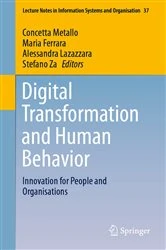 Book cover of Digital Transformation and Human Behavior by Concetta Metallo