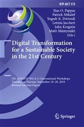 Book cover of Digital Transformation for a Sustainable Society in the 21st Century by Ilias O. Pappas