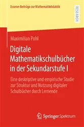 Book cover of Digitale Mathematikschulbücher in der Sekundarstufe I by Maximilian Pohl
