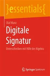 Book cover of Digitale Signatur by Frank Bitzer