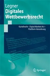 Book cover of Digitales Wettbewerbsrecht by Unknown