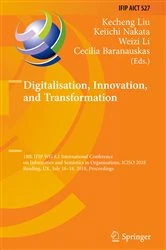 Book cover of Digitalisation, Innovation, and Transformation by Kecheng Liu