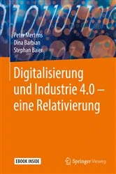 Book cover of Digitalisierung und Industrie 4.0 – eine Relativierung by Peter Mertens