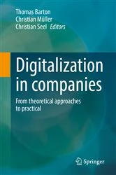 Book cover of Digitalization in companies by Thomas Barton