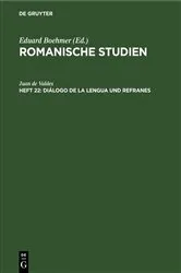 Book cover of Diálogo de la lengua und Refranes by Juan de Valdes
