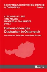 Book cover of Dimensionen des Deutschen in Oesterreich by Unknown