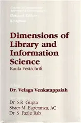 Book cover of Dimensions of Library and Information Science Kaula Festschrift by Velaga Venkatappaiah