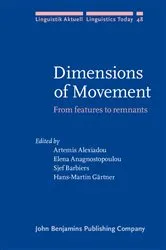 Book cover of Dimensions of Movement by Artemis Alexiadou