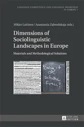 Book cover of Dimensions of Sociolinguistic Landscapes in Europe by Amei Koll-Stobbe