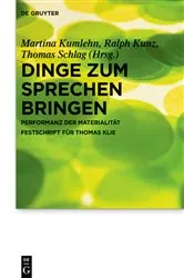 Book cover of Dinge zum Sprechen bringen by Martina Kumlehn