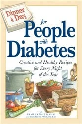 Book cover of Dinner a Day for People with Diabetes by Pamela Rice Hahn