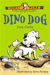 Book cover of Dino Dog by Jane Clarke