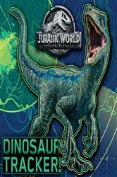 Book cover of Dinosaur Tracker! (Jurassic World: Fallen Kingdom) by Rachel Chlebowski