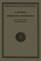 Book cover of Diophantische Approximationen by Hermann Minkowski
