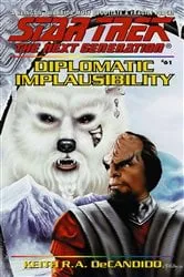Book cover of Diplomatic Implausibility by Keith R. A. DeCandido