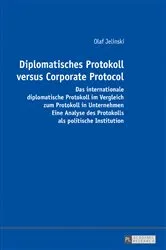 Book cover of Diplomatisches Protokoll versus Corporate Protocol by Unknown