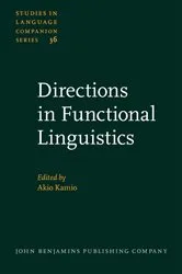 Book cover of Directions in Functional Linguistics by Akio Kamio
