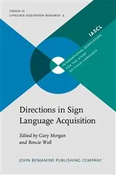 Book cover of Directions in Sign Language Acquisition by Gary Morgan