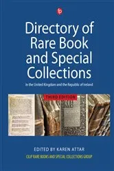 Book cover of Directory of Rare Book and Special Collections in the UK and Republic of Ireland by Unknown