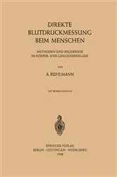Book cover of Direkte Blutdruckmessung Beim Menschen by Albert Bühlmann