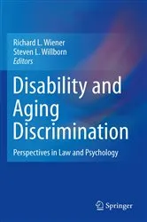 Book cover of Disability and Aging Discrimination by Richard L. Wiener