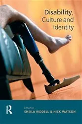 Book cover of Disability, Culture and Identity by Sheila Riddell