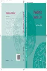 Book cover of Disability in Islamic Law by Vardit Rispler-Chaim