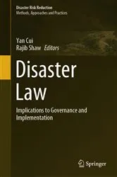 Book cover of Disaster Law by Kristian Cedervall Lauta