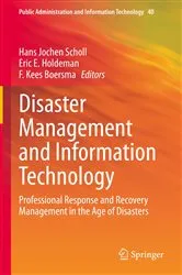 Book cover of Disaster Management and Information Technology by Hans Jochen Scholl