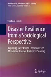 Book cover of Disaster Resilience from a Sociological Perspective by Barbara Lucini