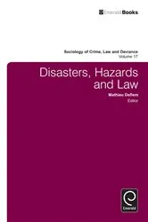 Book cover of Disasters, Hazards and Law by Mathieu Deflem