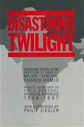 Book cover of Disastrous Twilight by Shahid Amid